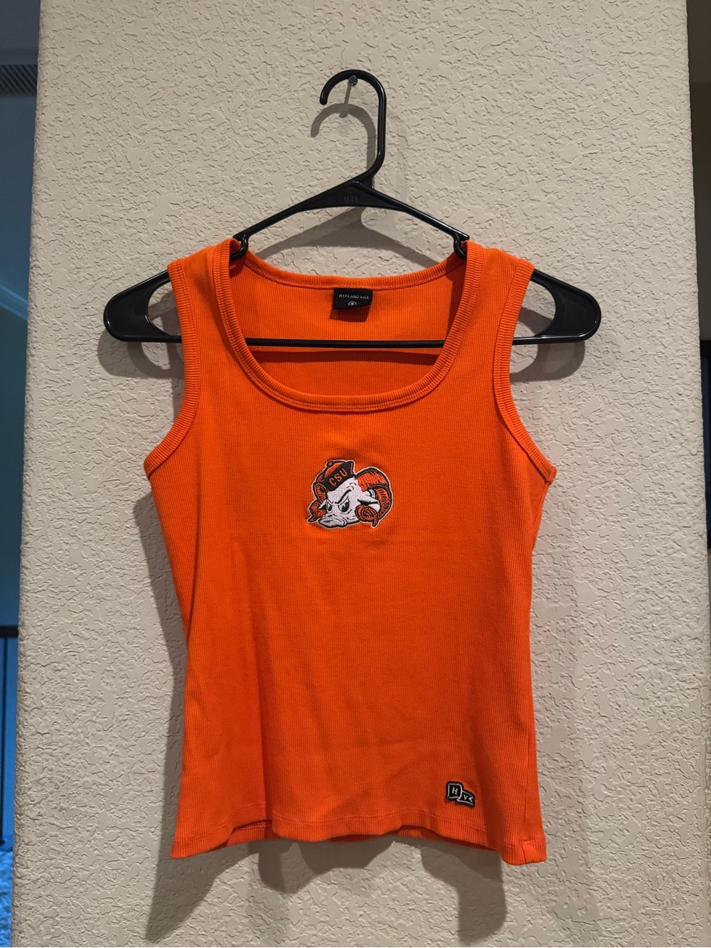 CSU Ribbed Tank Top- Aggie theme
